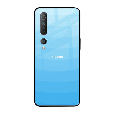 Wavy Blue Pattern Xiaomi Mi 10 Pro Glass Back Cover Online