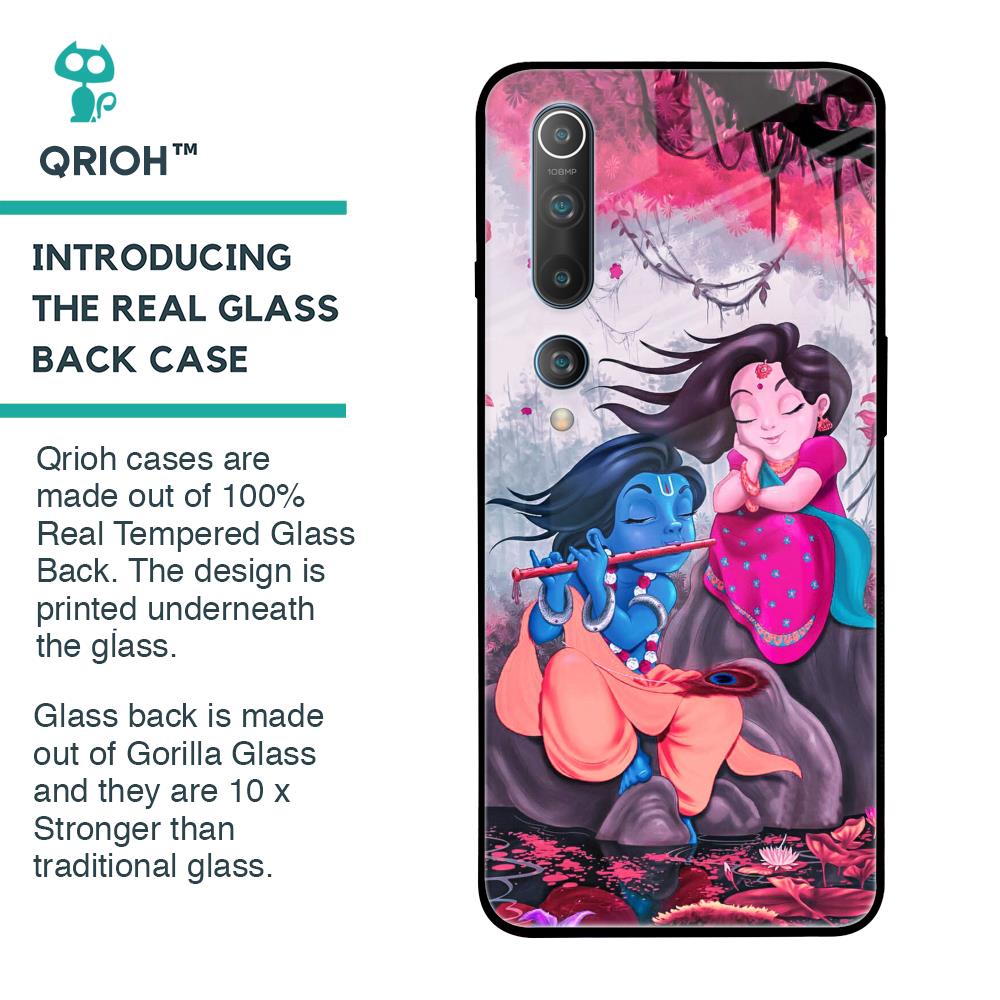 Radha Krishna Art Glass Case for Xiaomi Mi 10 Pro