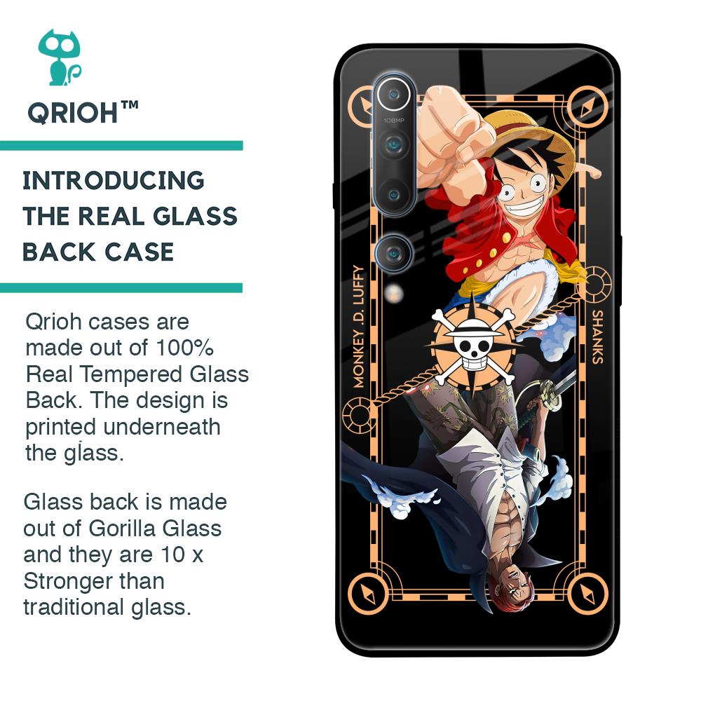 Shanks & Luffy Glass Case for Xiaomi Mi 10 Pro