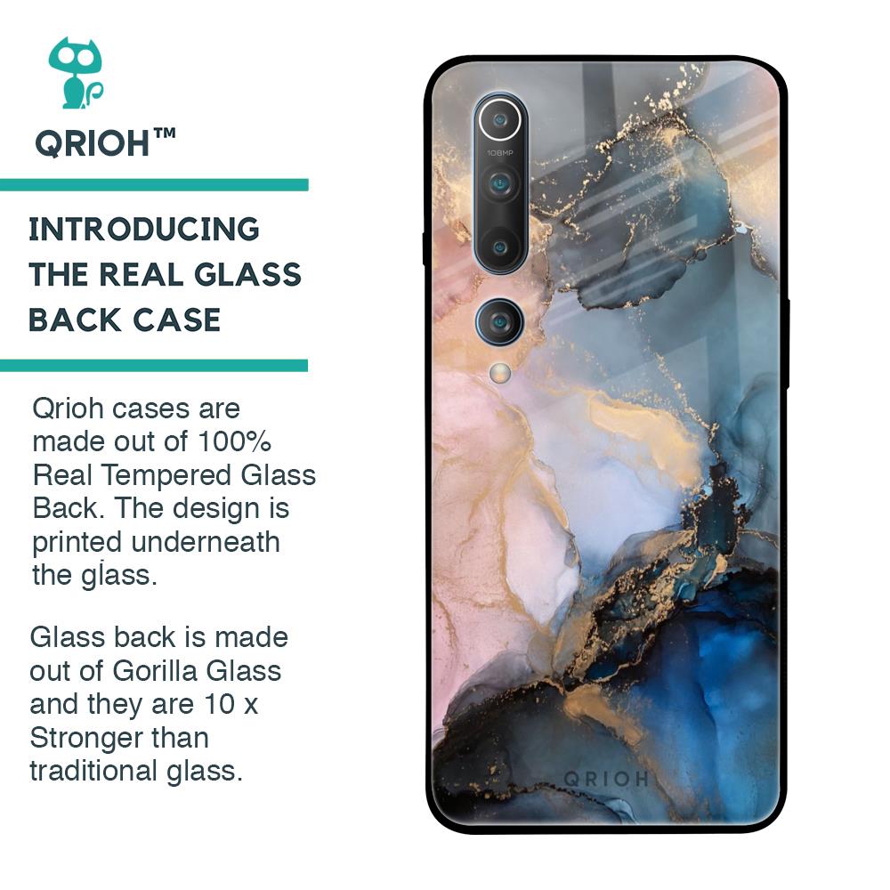 Marble Ink Abstract Glass Case for Xiaomi Mi 10 Pro