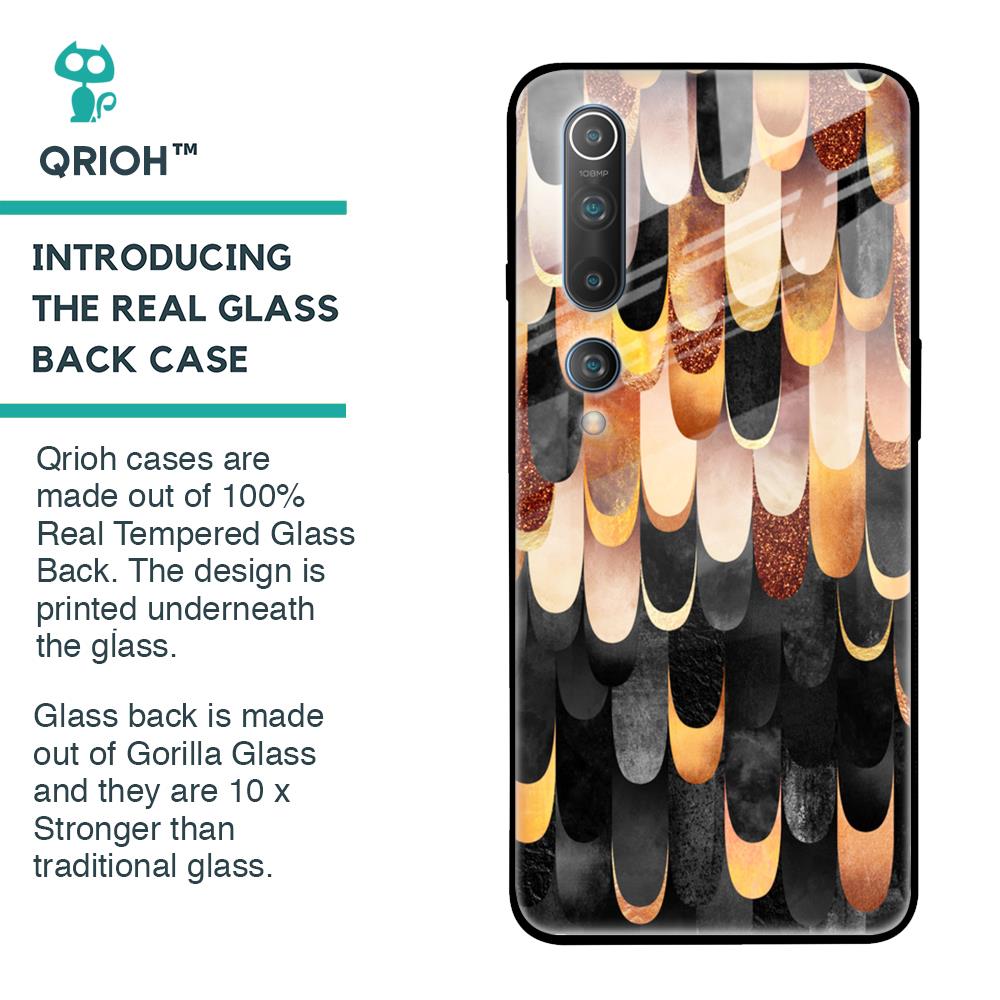 Bronze Abstract Glass Case for Xiaomi Mi 10 Pro