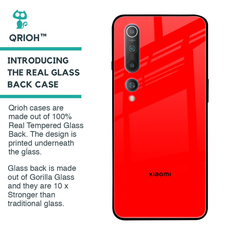 Blood Red Glass Case for Xiaomi Mi 10 Pro