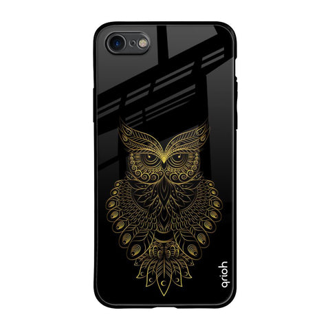 Golden Owl iPhone SE 2020 Glass Back Cover Online