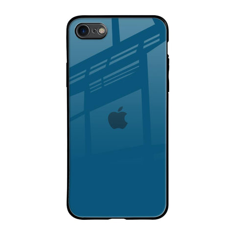 Cobalt Blue iPhone SE 2020 Glass Back Cover Online