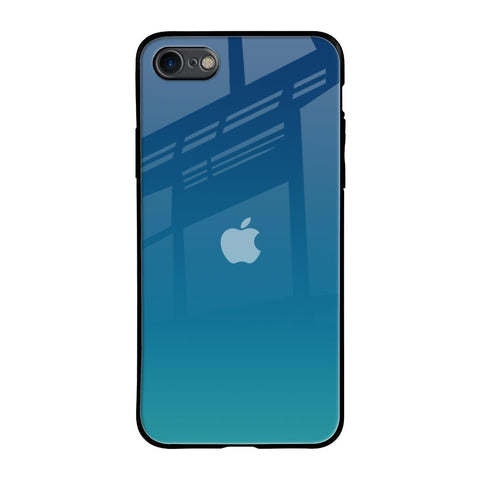 Celestial Blue iPhone SE 2020 Glass Back Cover Online