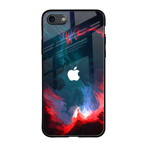 Brush Art iPhone SE 2020 Glass Back Cover Online