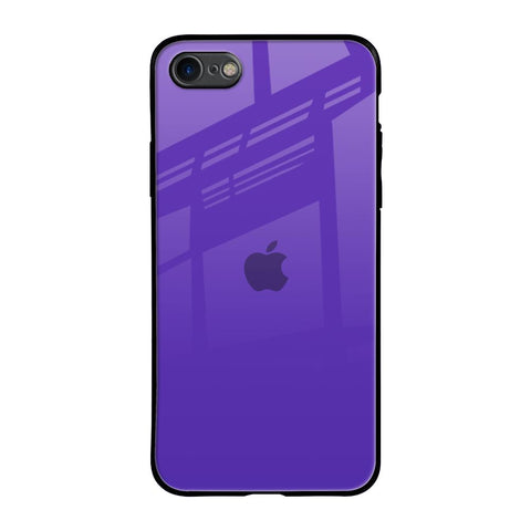 Amethyst Purple iPhone SE 2020 Glass Back Cover Online