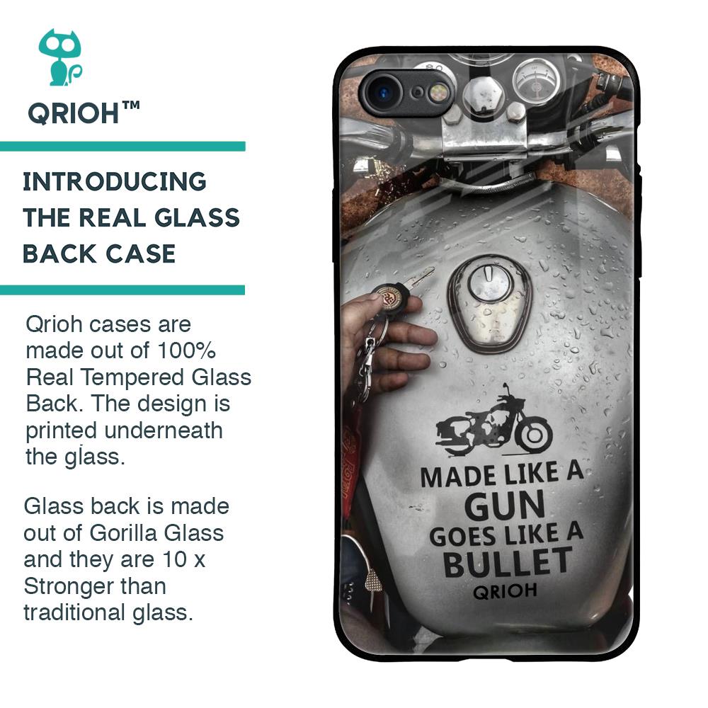 Royal Bike Glass Case for iPhone SE 2020