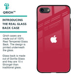 Solo Maroon Glass case for iPhone SE 2020