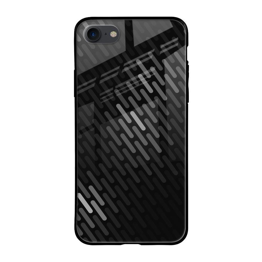 Dark Abstract Pattern iPhone SE 2020 Glass Cases & Covers Online