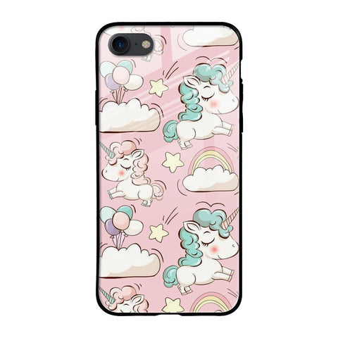 Balloon Unicorn iPhone SE 2020 Glass Cases & Covers Online