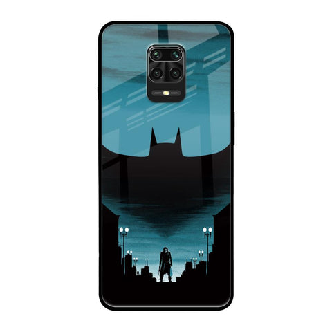 Cyan Bat Xiaomi Redmi Note 9 Pro Glass Back Cover Online