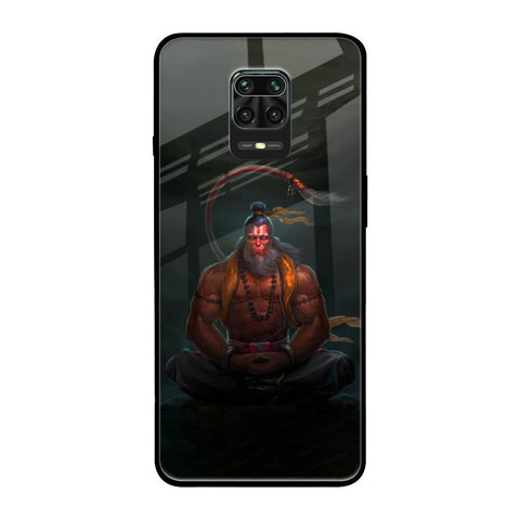 Lord Hanuman Animated Xiaomi Redmi Note 9 Pro Glass Back Cover Online