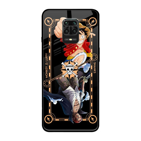 Shanks & Luffy Xiaomi Redmi Note 9 Pro Glass Back Cover Online