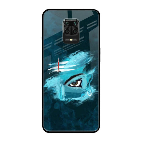 Power Of Trinetra Xiaomi Redmi Note 9 Pro Glass Back Cover Online