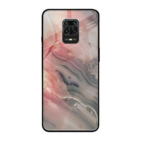 Pink And Grey Marble Xiaomi Redmi Note 9 Pro Glass Back Cover Online