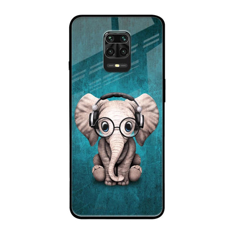 Adorable Baby Elephant Xiaomi Redmi Note 9 Pro Glass Back Cover Online