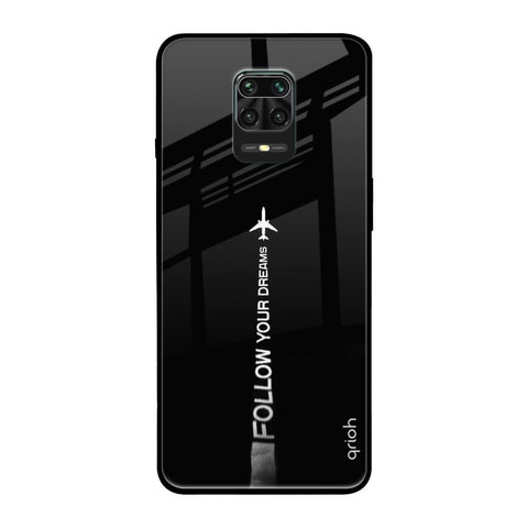 Follow Your Dreams Xiaomi Redmi Note 9 Pro Glass Back Cover Online