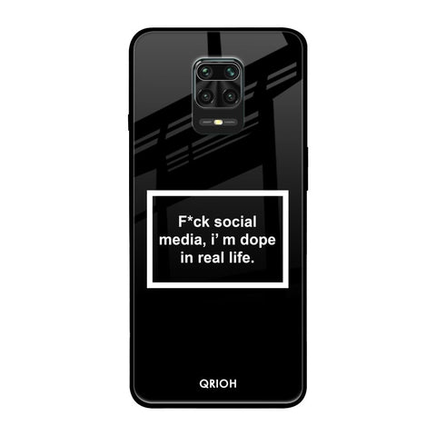 Dope In Life Xiaomi Redmi Note 9 Pro Glass Back Cover Online