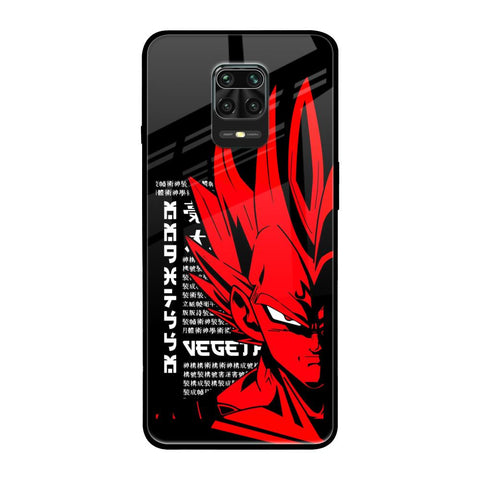 Red Vegeta Xiaomi Redmi Note 9 Pro Glass Back Cover Online