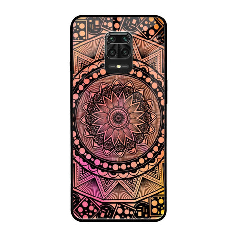 Floral Mandala Xiaomi Redmi Note 9 Pro Glass Back Cover Online