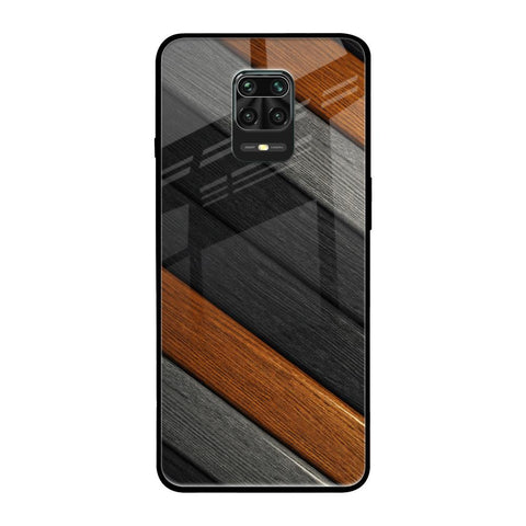 Tri Color Wood Xiaomi Redmi Note 9 Pro Glass Back Cover Online