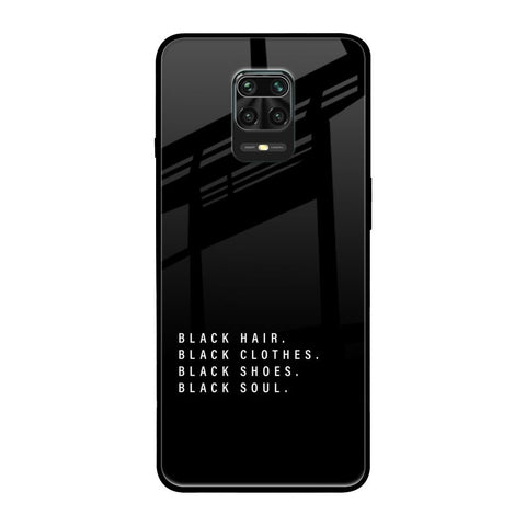 Black Soul Xiaomi Redmi Note 9 Pro Glass Back Cover Online