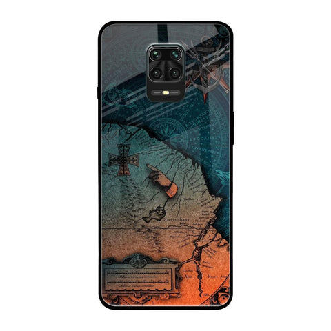Geographical Map Xiaomi Redmi Note 9 Pro Glass Back Cover Online
