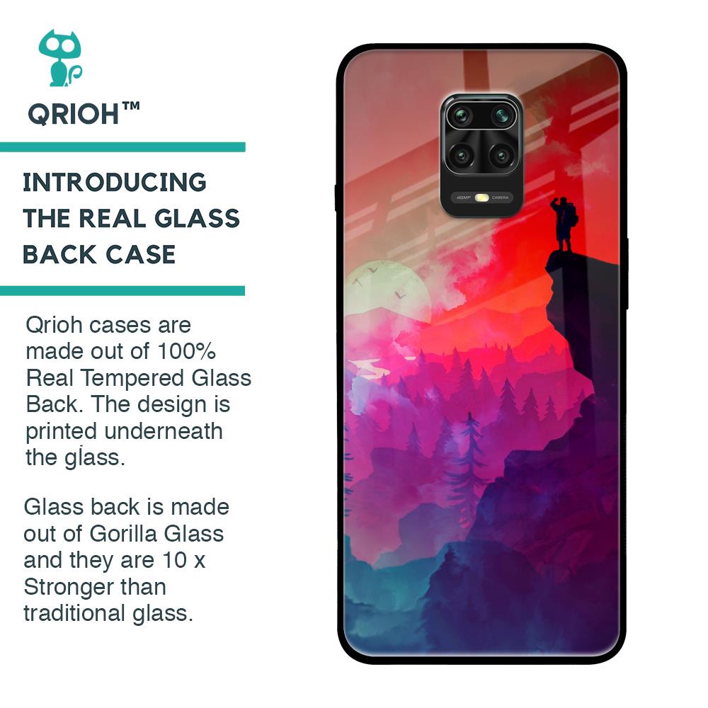 Dream So High Glass Case For Xiaomi Redmi Note 9 Pro