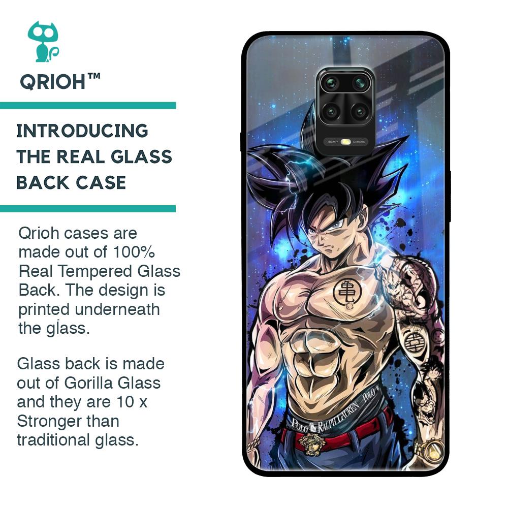 Branded Anime Glass Case for Xiaomi Redmi Note 9 Pro