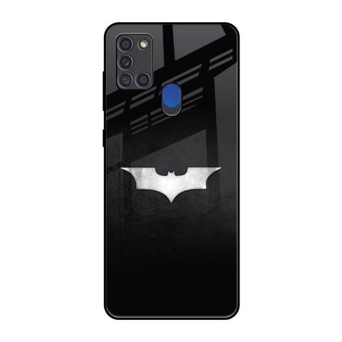 Super Hero Logo Samsung A21s Glass Back Cover Online