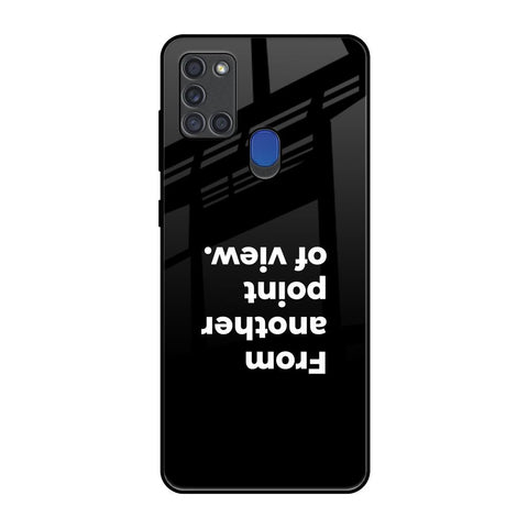 Motivation Samsung A21s Glass Back Cover Online