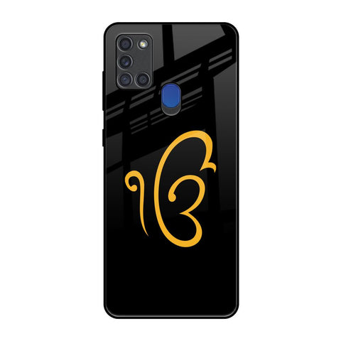 Luxury Fashion Initial Samsung A21s Glass Back Cover Online