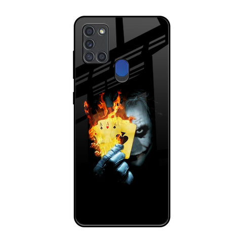 AAA Joker Samsung A21s Glass Back Cover Online