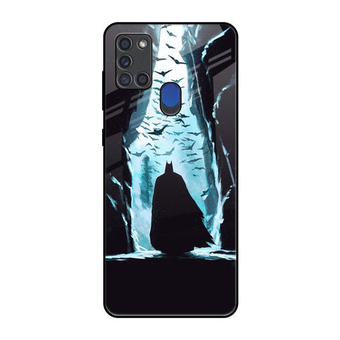 Dark Man In Cave Samsung A21s Glass Back Cover Online