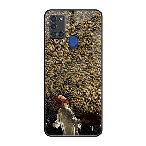 Rain Festival Samsung A21s Glass Back Cover Online