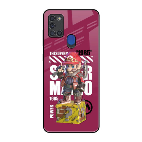 Gangster Hero Samsung A21s Glass Back Cover Online
