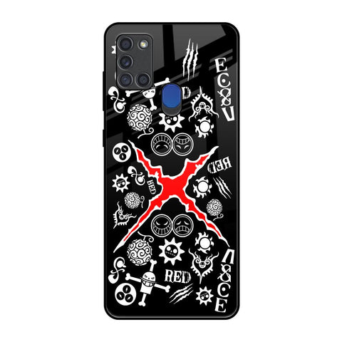 Red Zone Samsung A21s Glass Back Cover Online