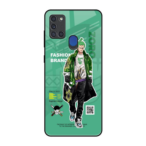 Zoro Bape Samsung A21s Glass Back Cover Online