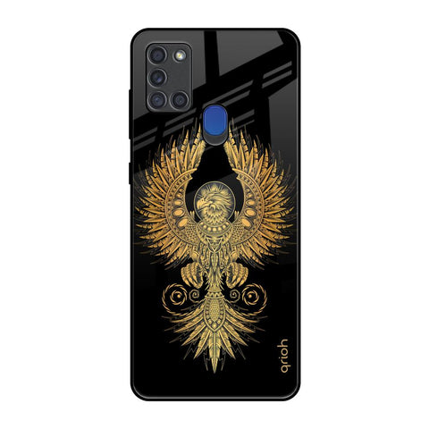 Mythical Phoenix Art Samsung A21s Glass Back Cover Online