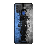 Dark Grunge Samsung A21s Glass Back Cover Online