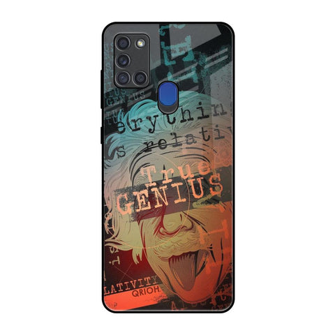 True Genius Samsung A21s Glass Back Cover Online