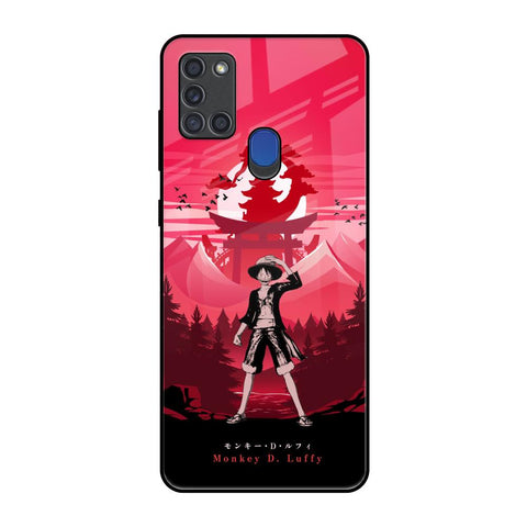 Lost In Forest Samsung A21s Glass Back Cover Online