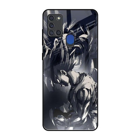 Sketch Art DB Samsung A21s Glass Back Cover Online