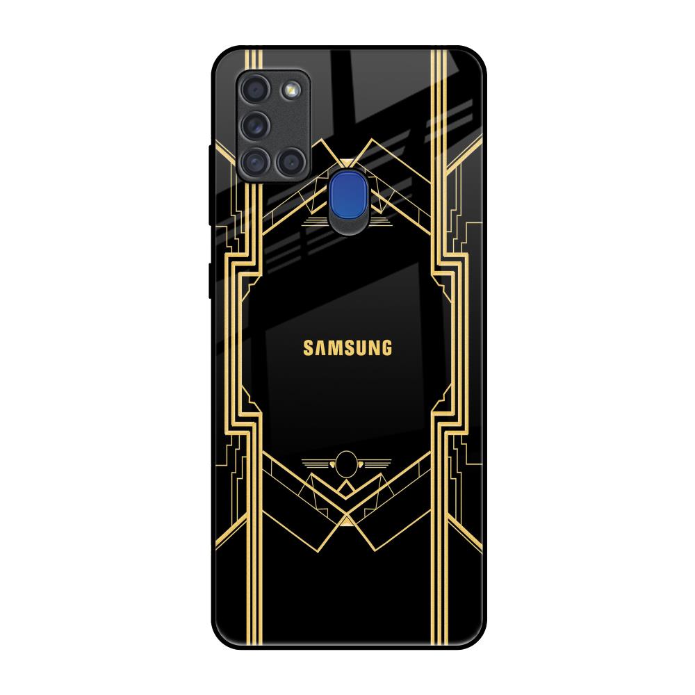Sacred Logo Samsung A21s Glass Back Cover Online