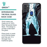 Dark Man In Cave Glass Case for Samsung A21s