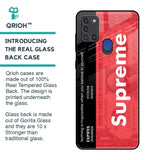 Supreme Ticket Glass Case for Samsung A21s