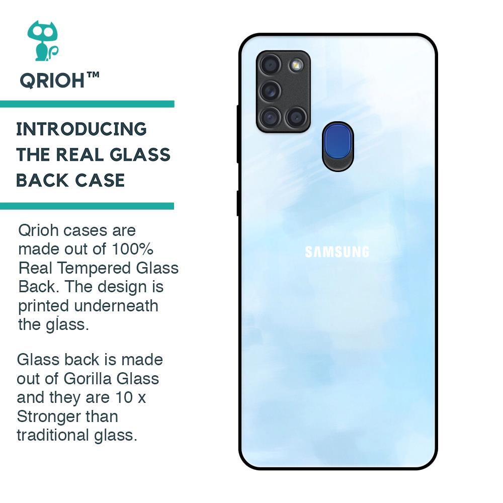 Bright Sky Glass Case for Samsung A21s