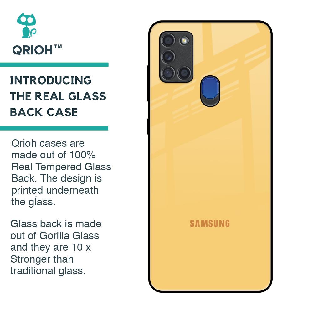 Dandelion Glass Case for Samsung A21s