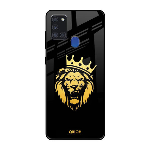 Lion The King Samsung Galaxy A21s Glass Cases & Covers Online